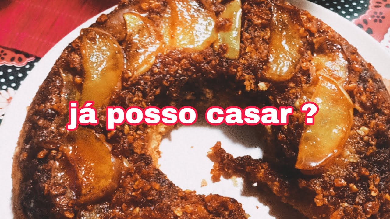 Bolo de maçã e canela 🎂☕️ delícia #bolo #canela #maçã #receita #humor 