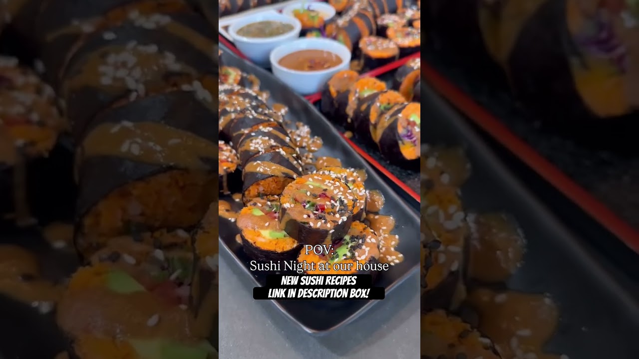 Raw Vegan Sushi night together! RAW Bundle link in description box