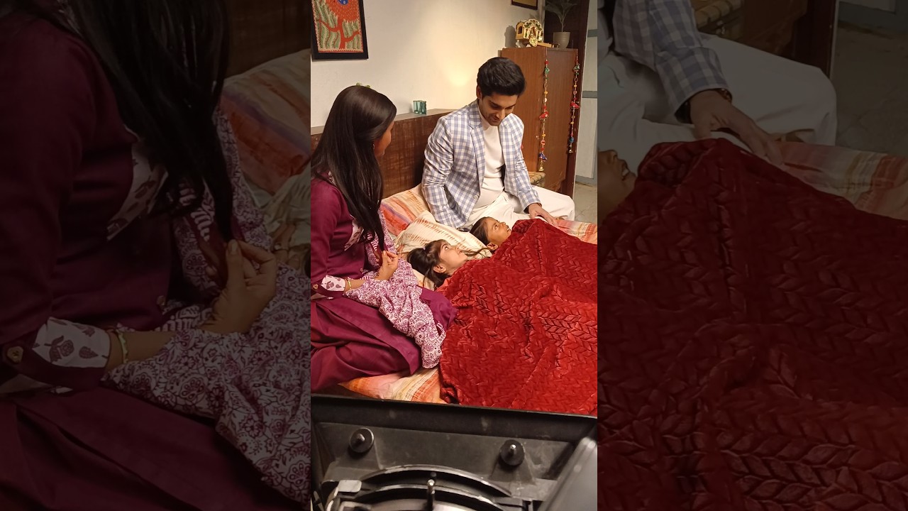 Chirag And Deepika With Her Daughter's 👩‍❤️‍👩  Dil Ko Tumse Pyar Hua 🫰📽️🎬🎥 #bts #funny