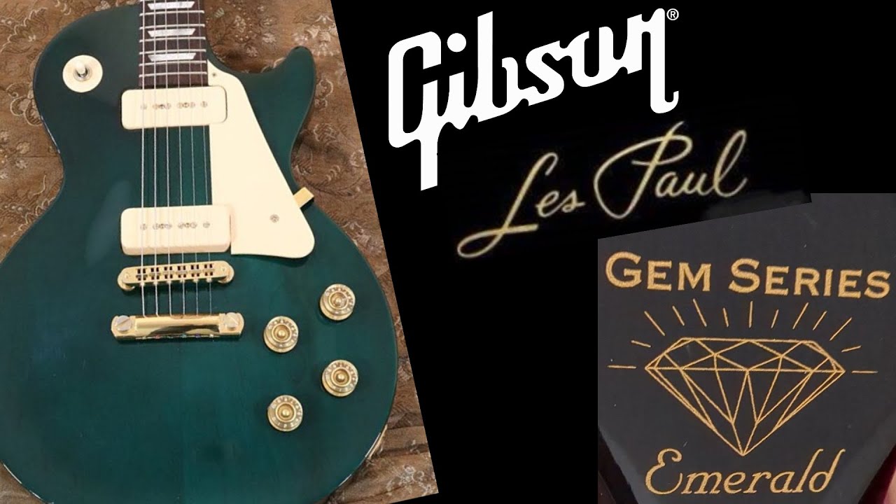 Изумрудно-зеленый Gibson Les Paul Studio Gem