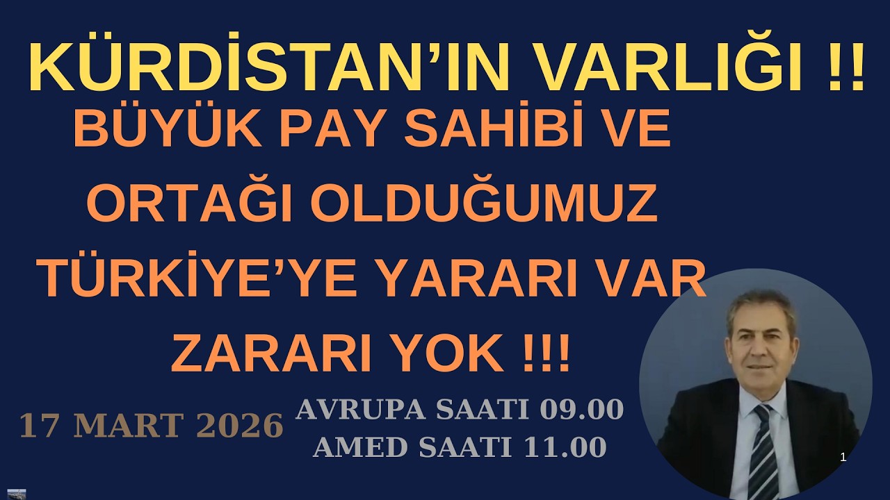 K&Uuml;RDİSTAN'IN VARLIĞI!  ORTAĞI OLDUĞUMUZ T&Uuml;RKİYE'YE YARARI &Ccedil;OK ZARARI  YOK !!!