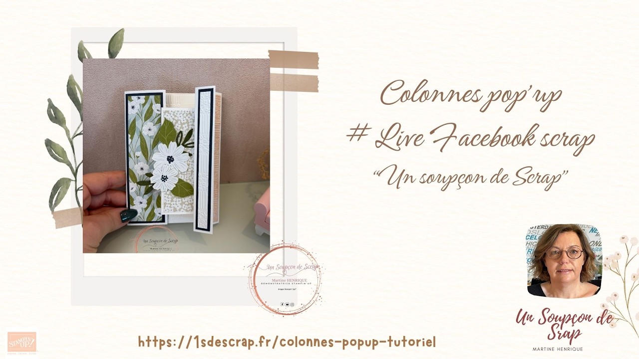 Carte Pop‑Up à Colonnes – Tutoriel Scrap Facile & Magique !