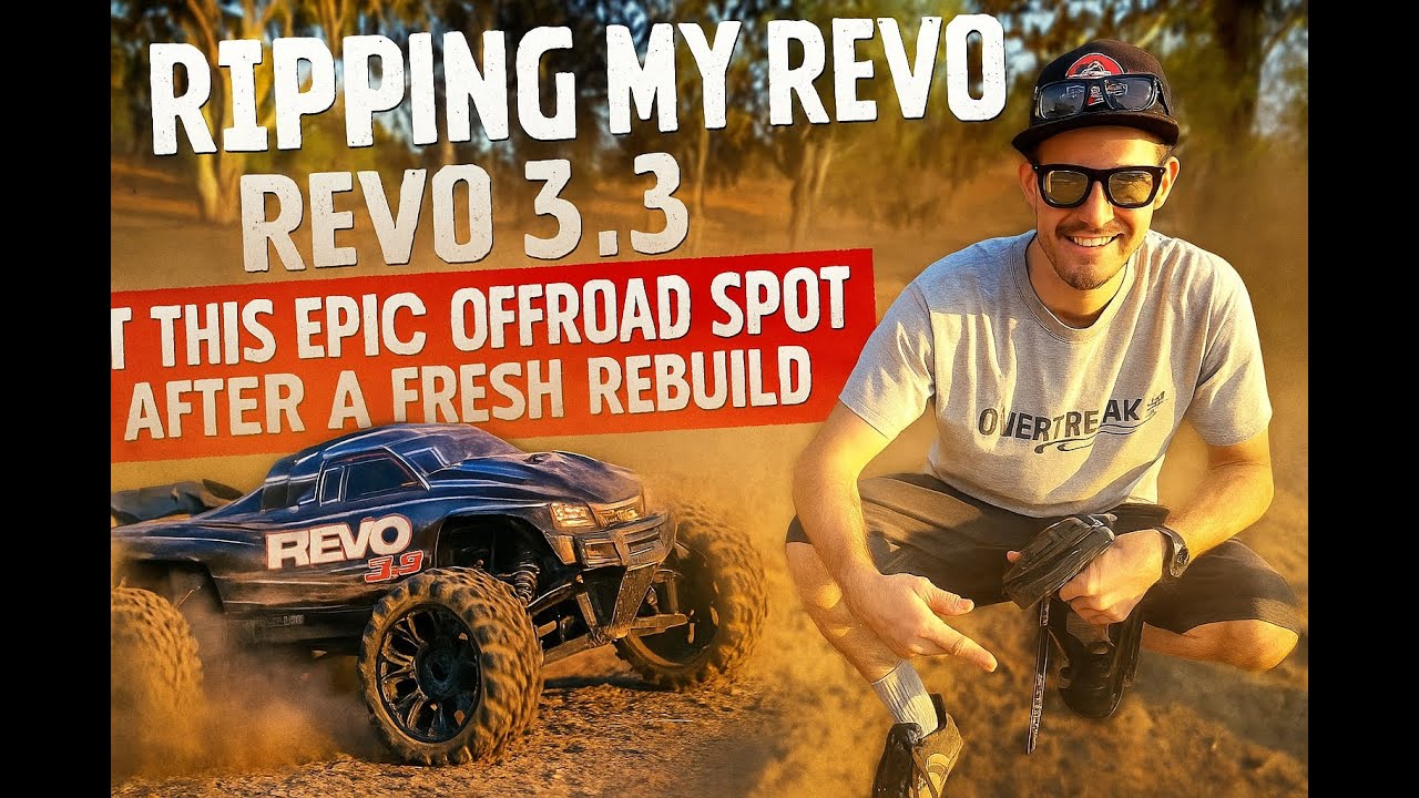 Traxxas Revo 3.3 RIP After Fresh Nitro Rebuild! 🔥 Offroad Bashing Madness