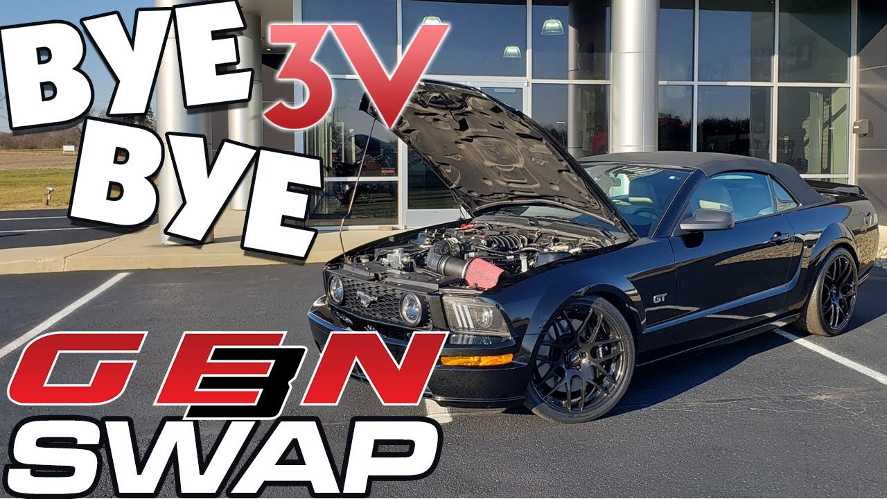 Coyote Swap 3V 05-10 Mustang (ROUSH С НАГНЕТАТЕЛЕМ!) Все преимущества A GEN 3 и 6-ступенчатой ​​к...
