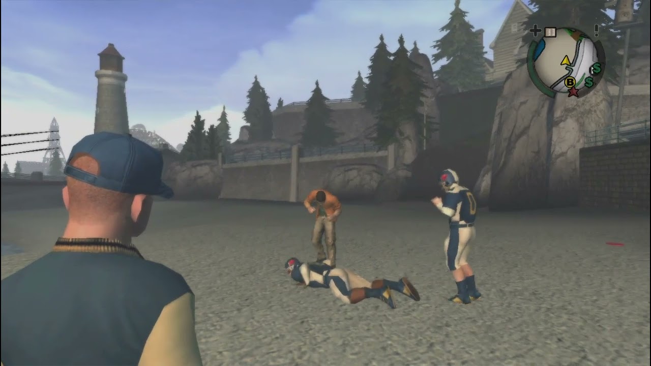 Bully SE Damon And Ted (Jocks Leaders) vs Edgar Munsen (Townies Leader)