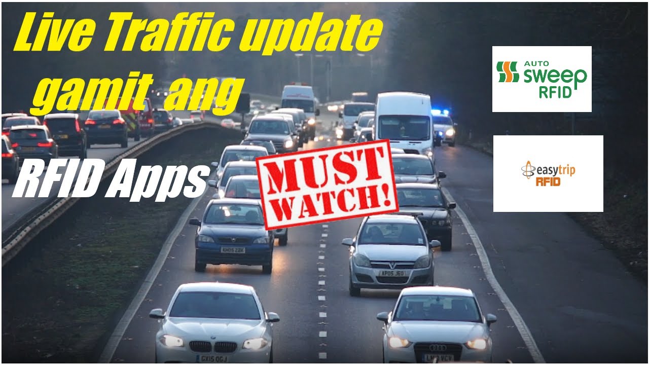 Alamin ang traffic update gamit ang RFID apps | Infovlog