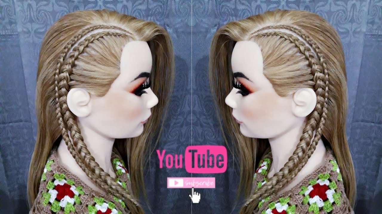 Trenzas Laterales | trenzas fáciles | La reina de las trenzas