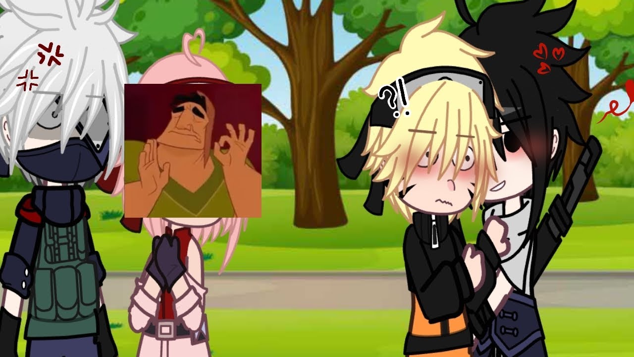 Son pololos//Meme XD// •Sasunaru•|+Sakura y Kakashi