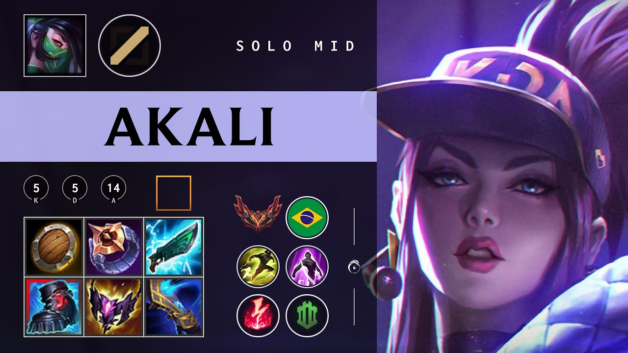 Akali Mid vs Jayce - BR Grandmaster Patch 26.03