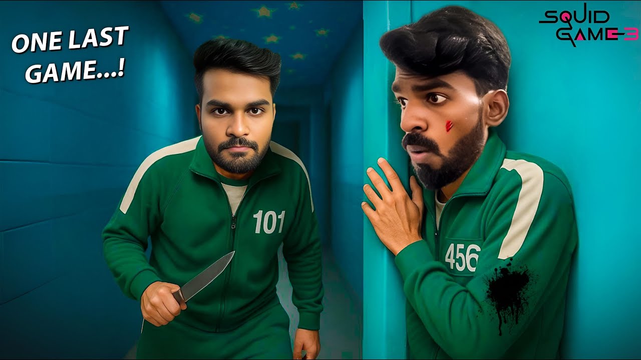 HARDEST GAME of HIDE & SEEK😬😱 in SQUID GAME 3 with @gtatamilan | Squid game 3 | Pravino Gaming