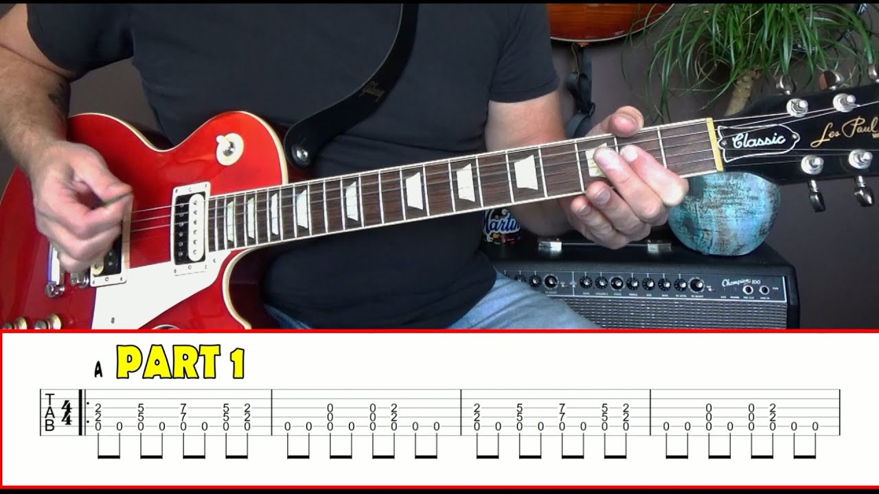 How to play a Blues Rock #2 - Guitar Beginner Tutorial