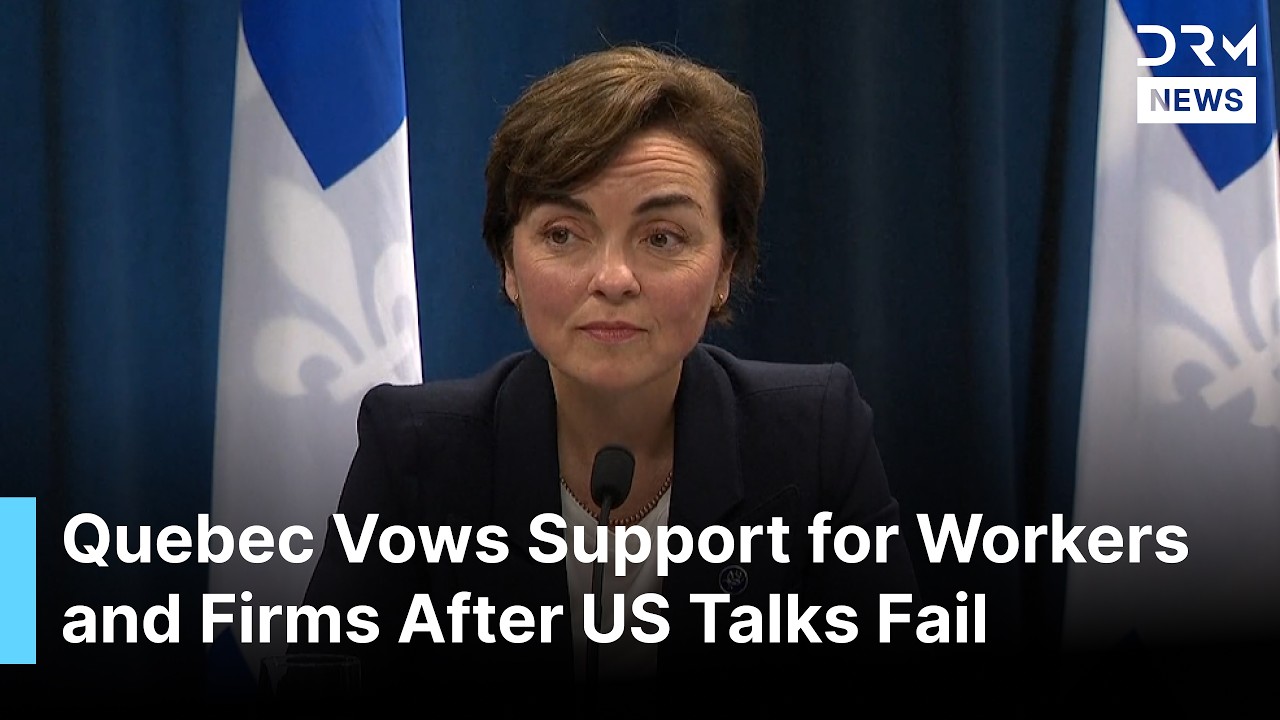 FULL PRESSER: Quebec Premier Fr&eacute;chette Responds After Canada-US Trade Negotiations Collapse | AC1G