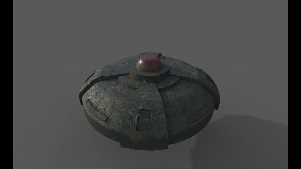 Landmine Modeling and Texturing Tutorial in Autodesk Maya 2018 and Substance Painter 2018