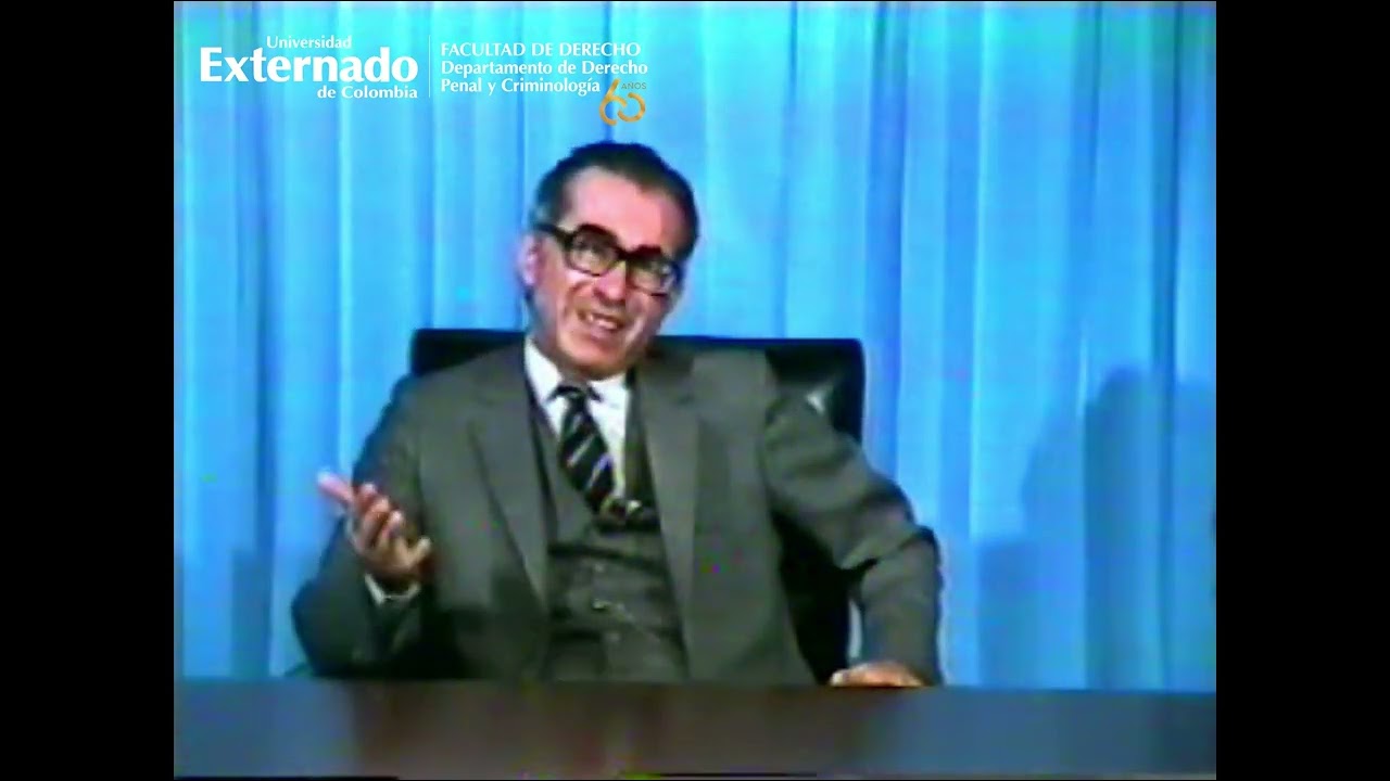 Especialización en Derecho Penal años 80: Autoría - Dr. Alfonso Reyes Echandía