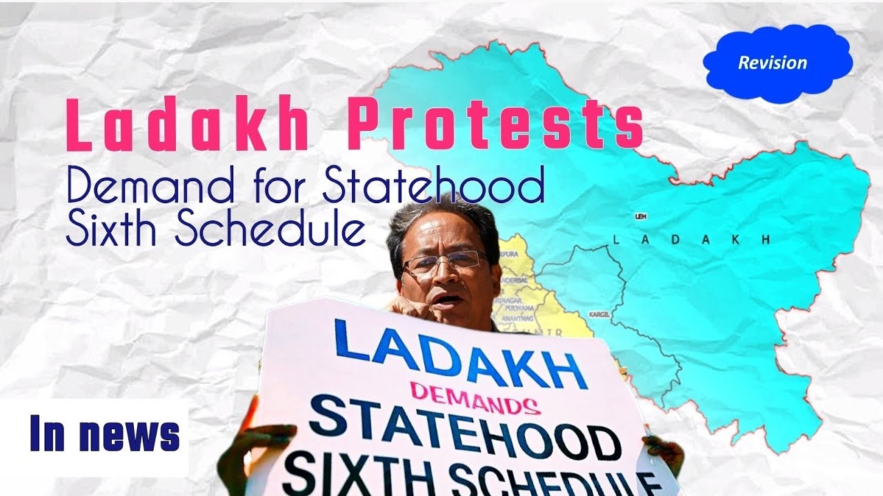 Ladakh Protests | Demand for Statehood | Sixth Schedule Explained | InNews