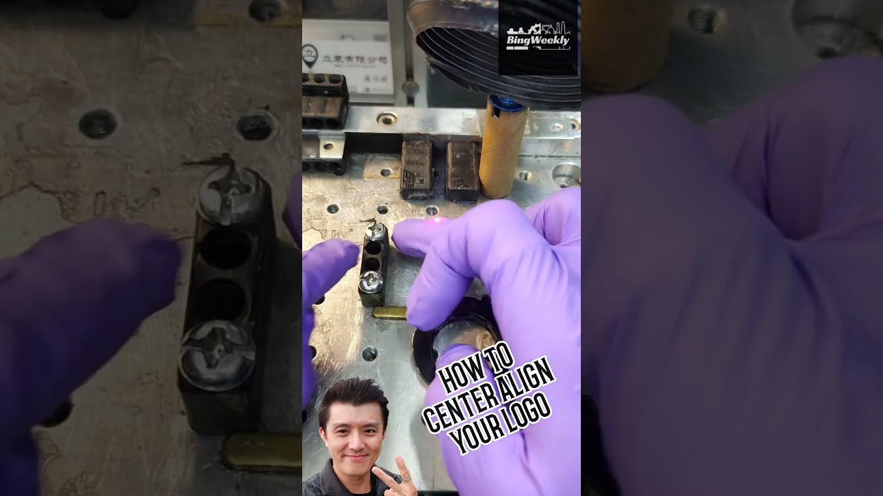 Tips for Laser Engraving 💥 How to center align your logo easily. #bingweekly #laserengraving