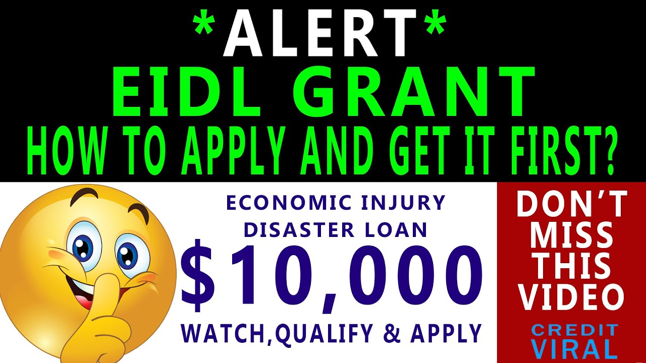 ALERT! How To Apply For $10000 EIDL Grant | Credit Viral