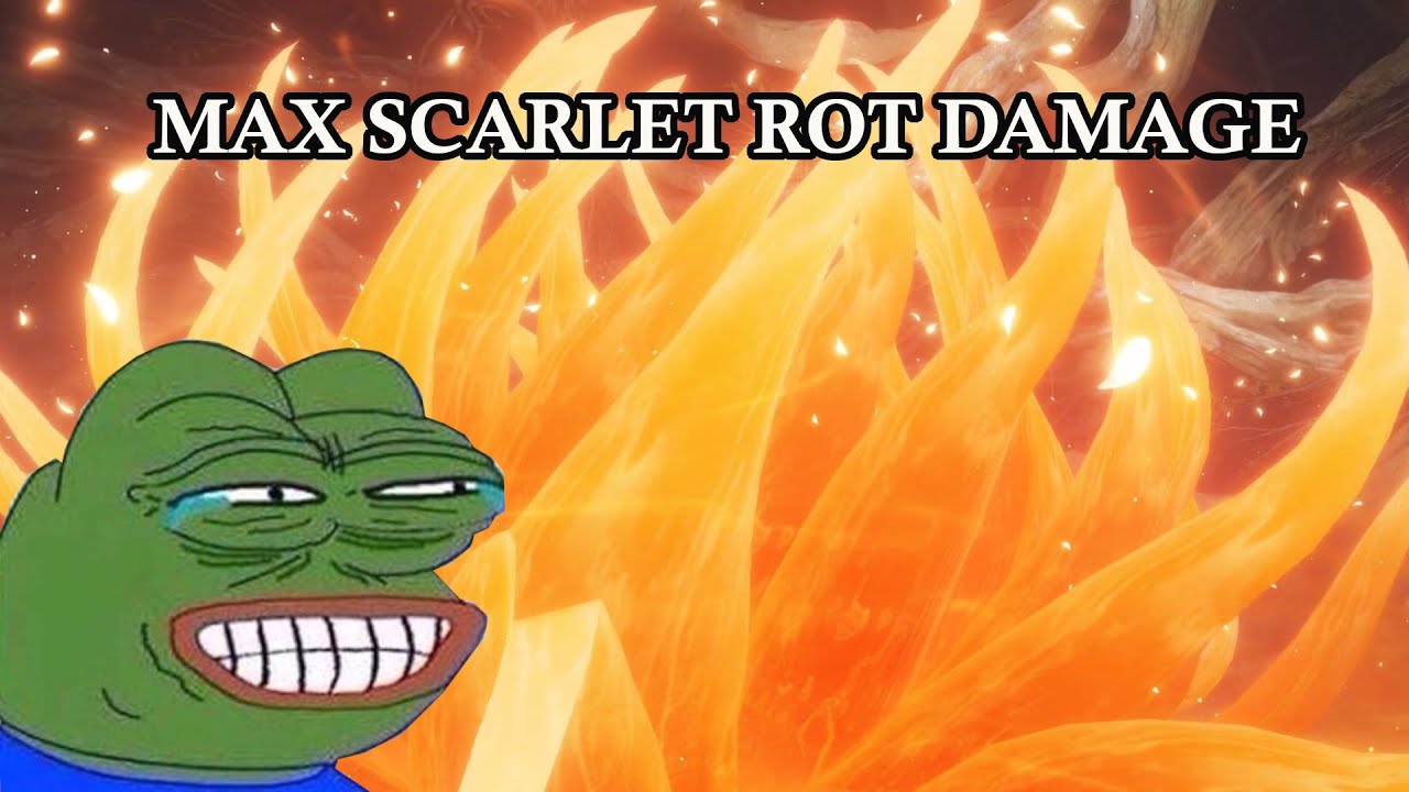 This Is What Max Scarlet Rot Damage Looks Like In Elden Ring