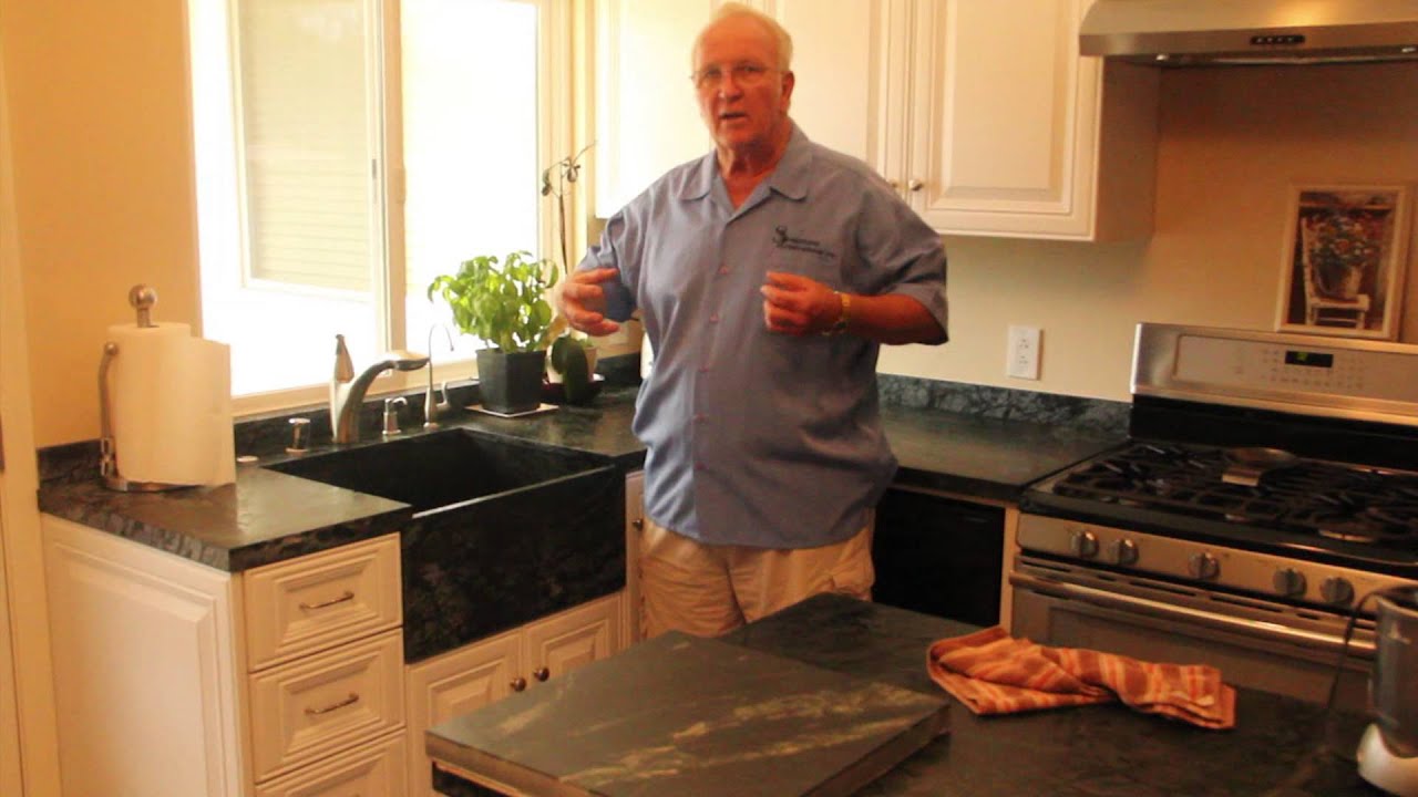 How to Clean Water Minerals off Your Soapstone Sink