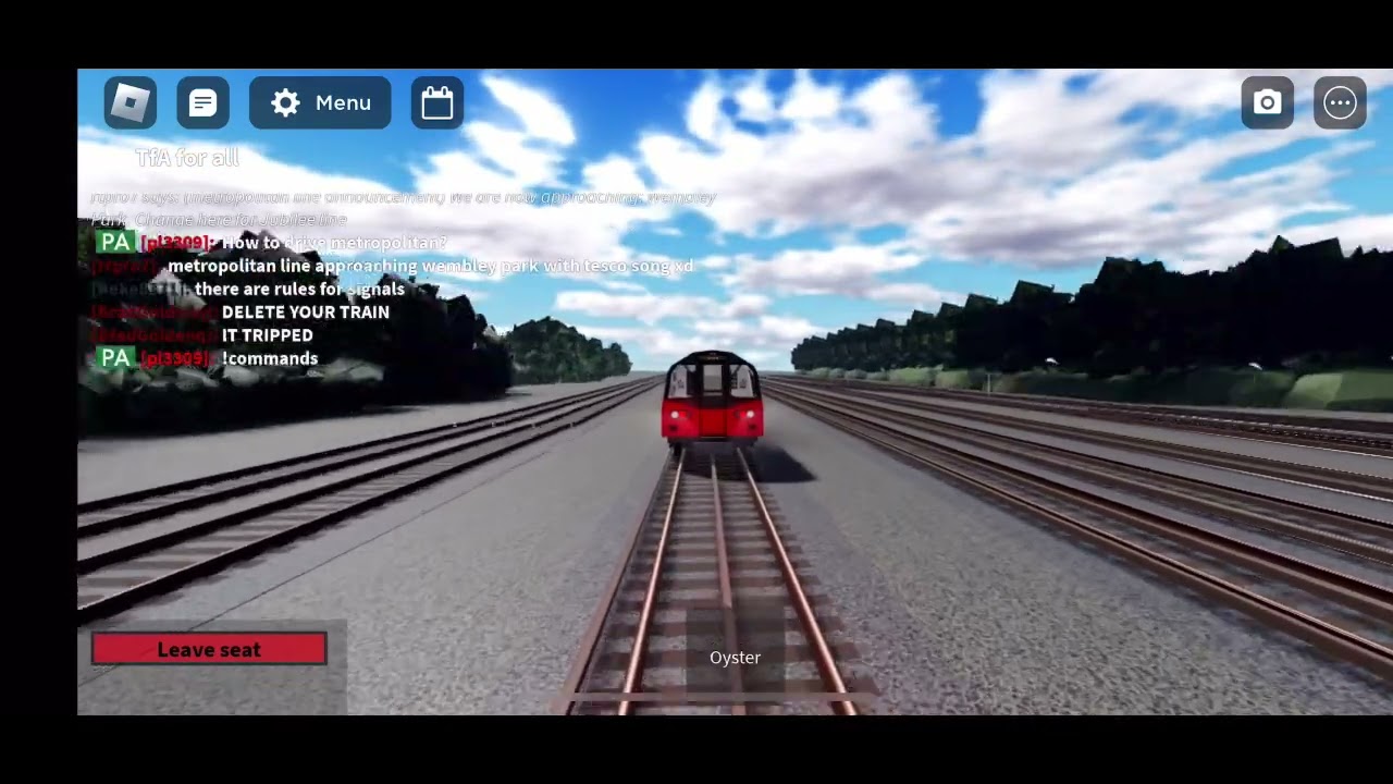 (Roblox) TFA DJMN: Full Journey on the Metropolitan Line from Baker Street to Harrow-on-the-Hill