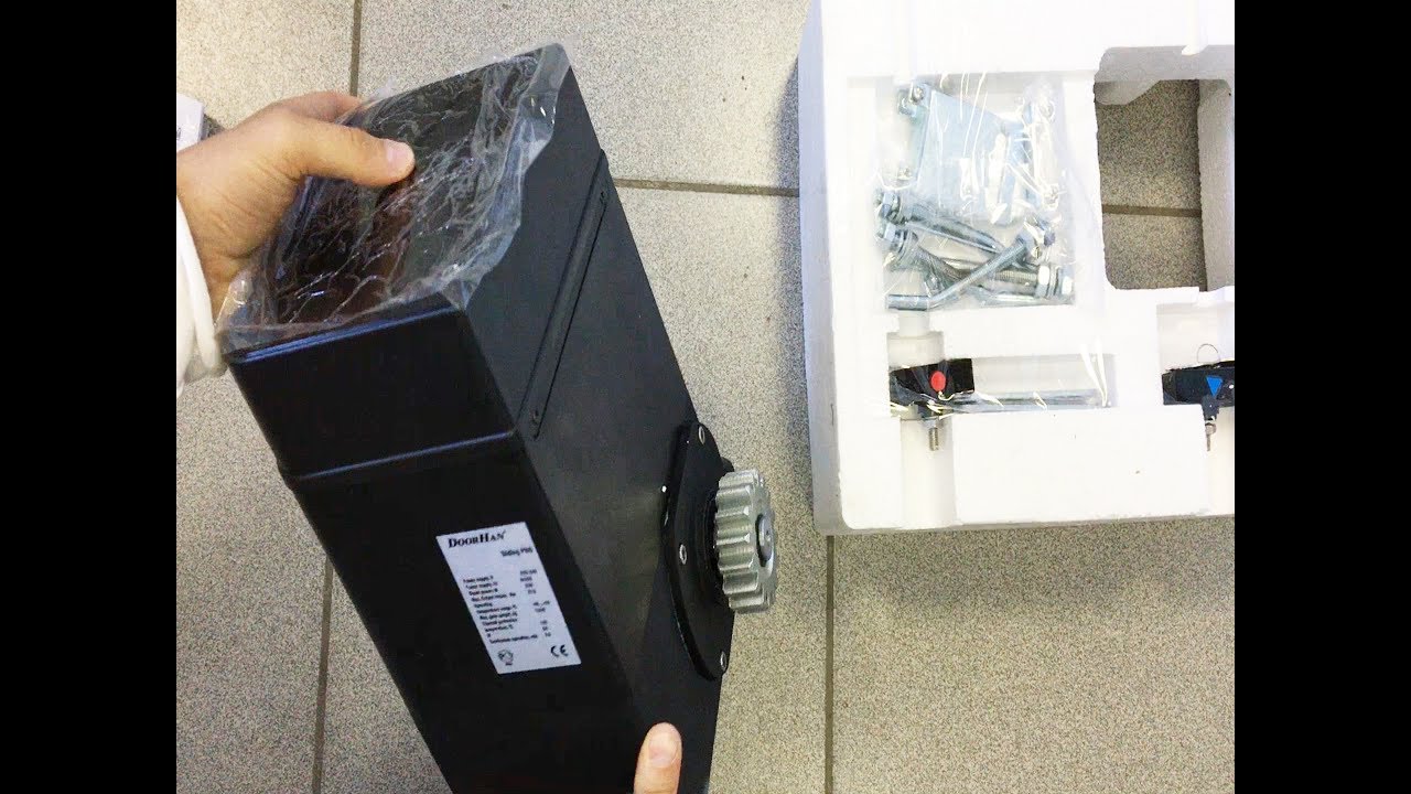 Распаковка сдвижного привода Sliding PRO DoorHan