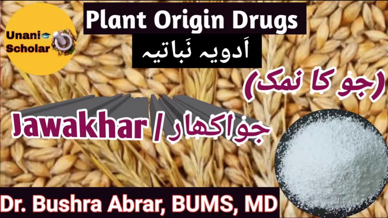 Jawakhar / جواکھار / Potassium Carbonate, جو کا نمک || unani