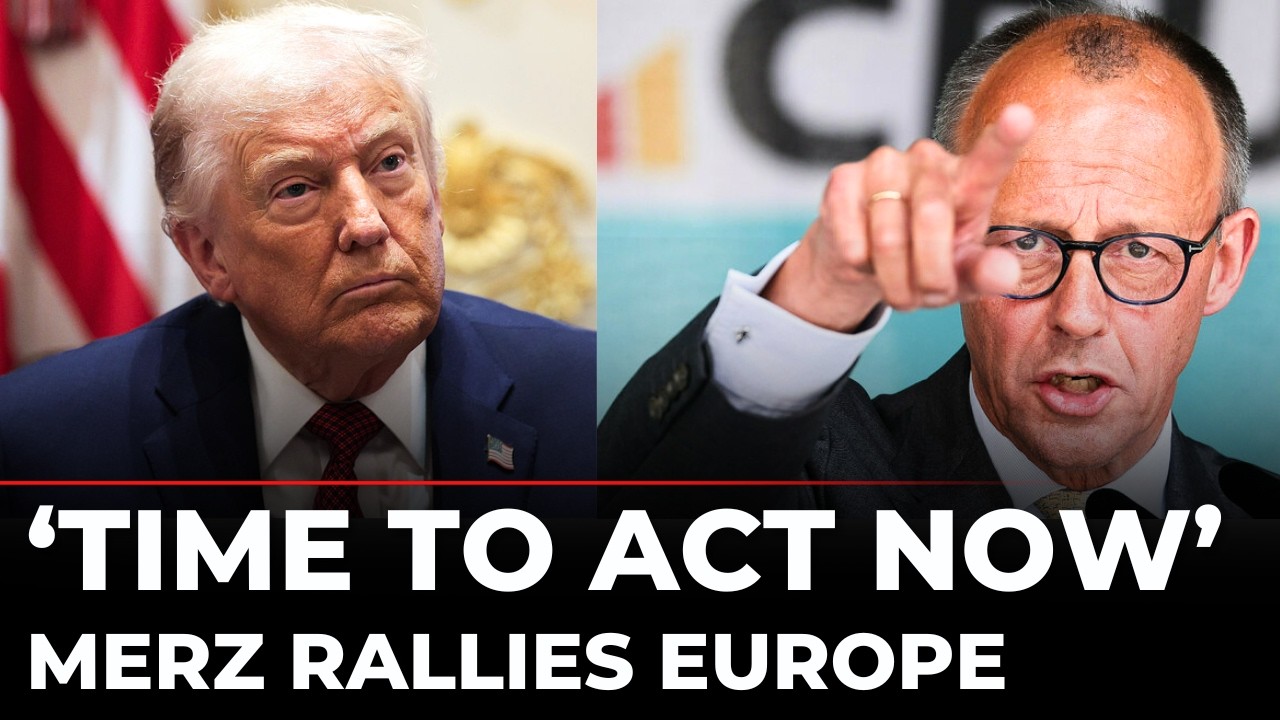LIVE: Friedrich Merz&rsquo;s Urgent Message to Europe as Trump Pulls Troops from Germany | NATO | EU News