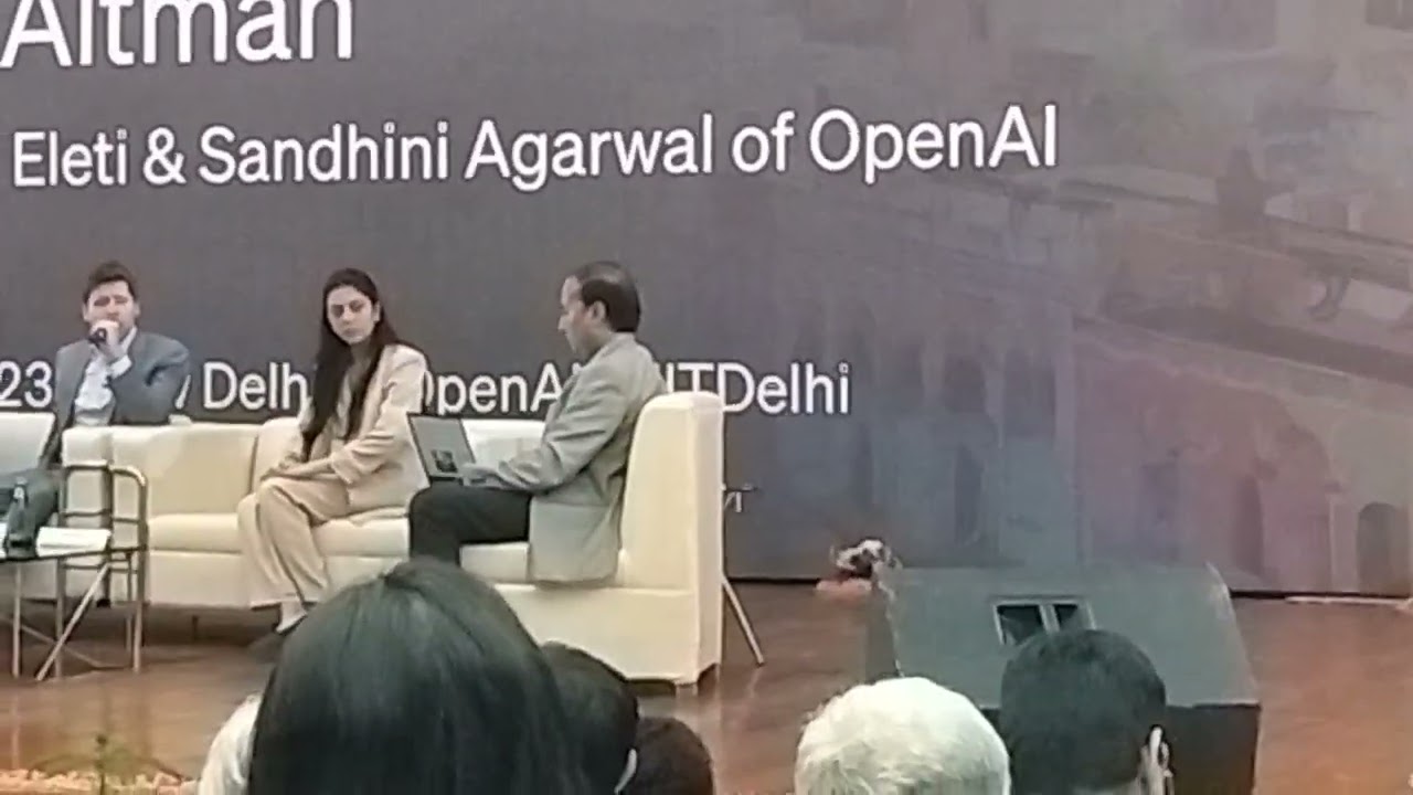Sam Altam's in IIITD #samaltam #iiitd #technology #chatgpt #artificialintelligence