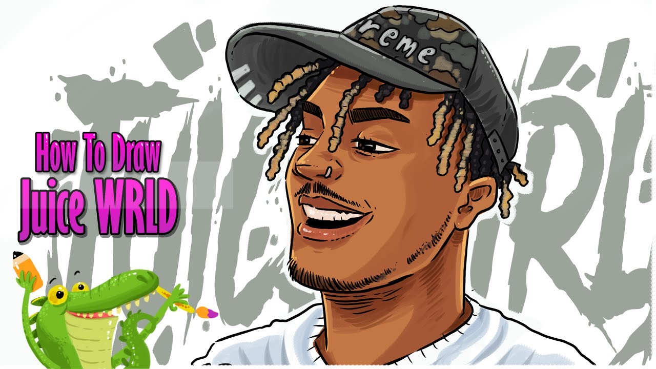 How to draw Juice WRLD | Step by step