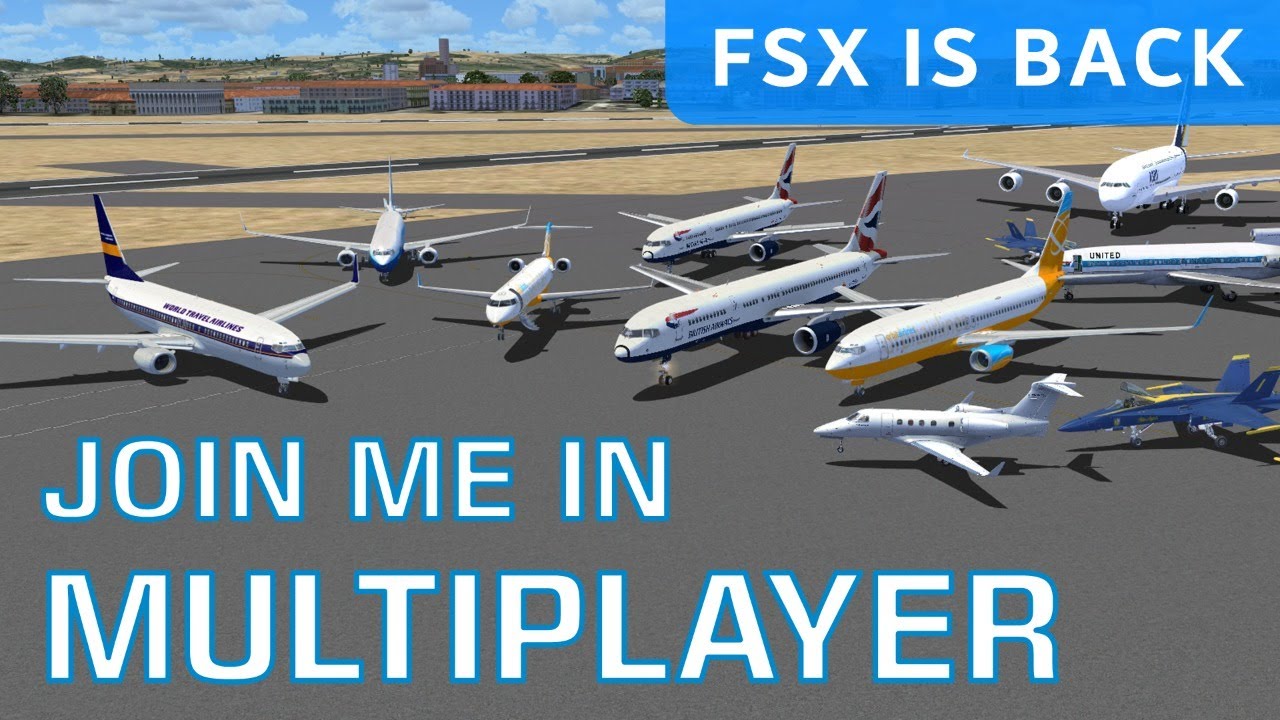 Join Me in FSX Multiplayer | Prague to Berlin