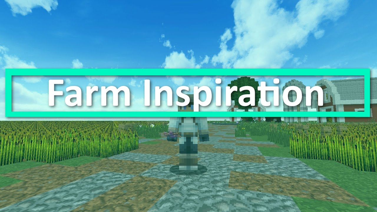Minecraft Farm Inspiration Build