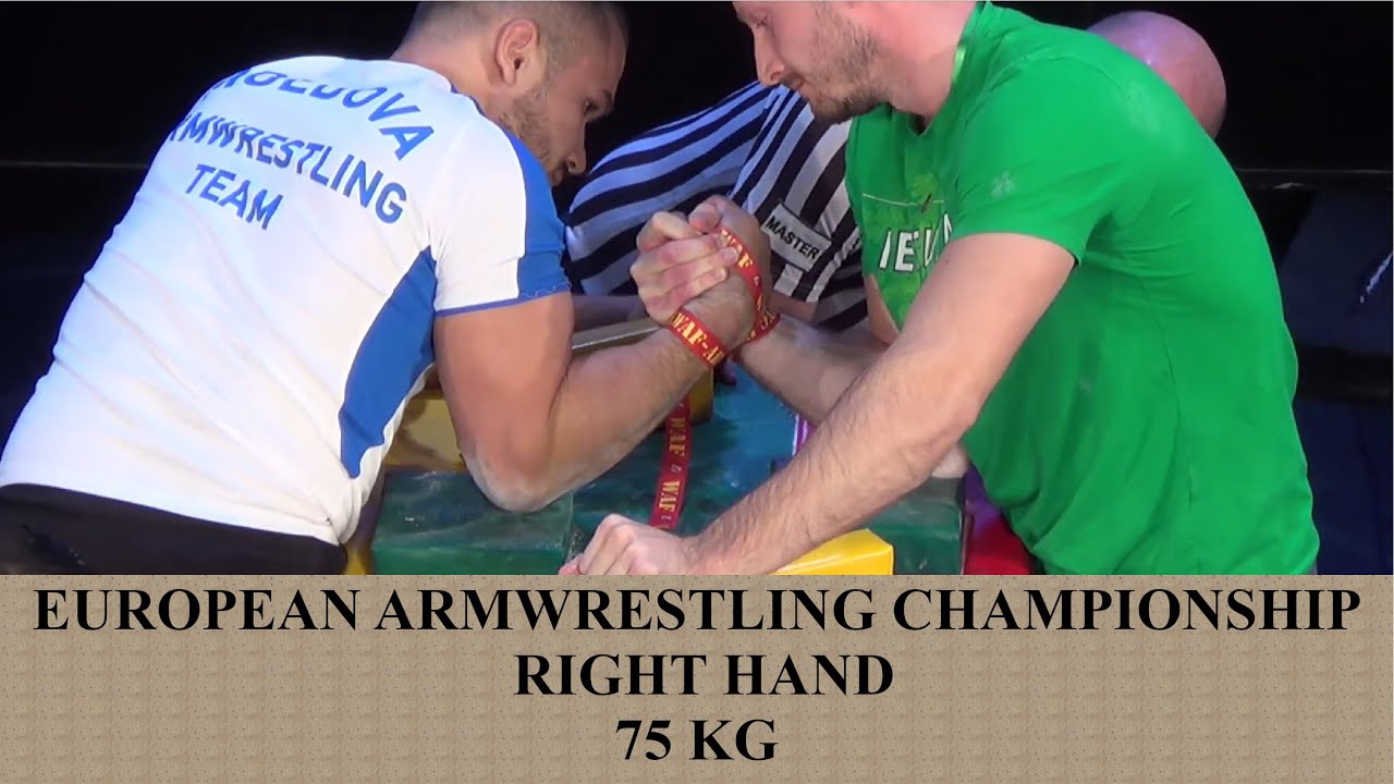 SENIOR MEN 75KG RIGHT HAND FULL CLASS || European Armwrestling Championship Lithuania 2021