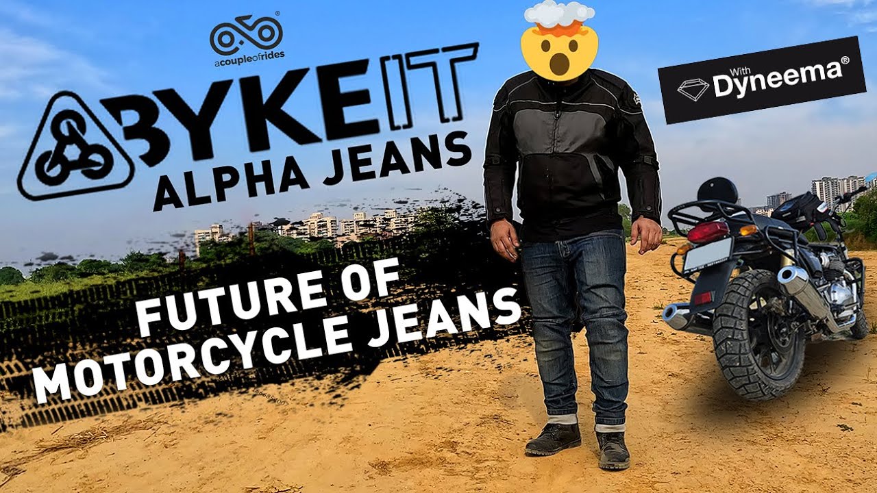 BYKE IT Alpha Motorcycle pants #riding #motorcycle  #jeans  with #Dyneema