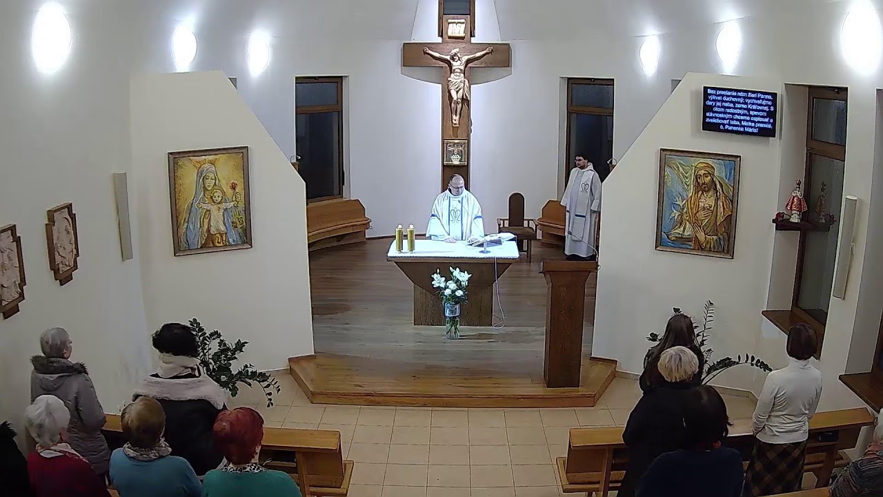 11.02.2026 Lurdskej P. Márie spomienka, Svätá omša (18.00) - kazateľ br. Rudolf Bartal, OCD