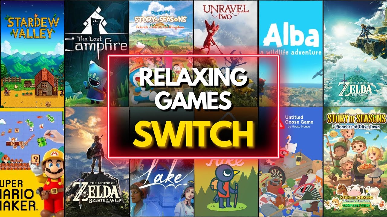 Top 35 Best RELAXING Games on NINTENDO SWITCH (2025)