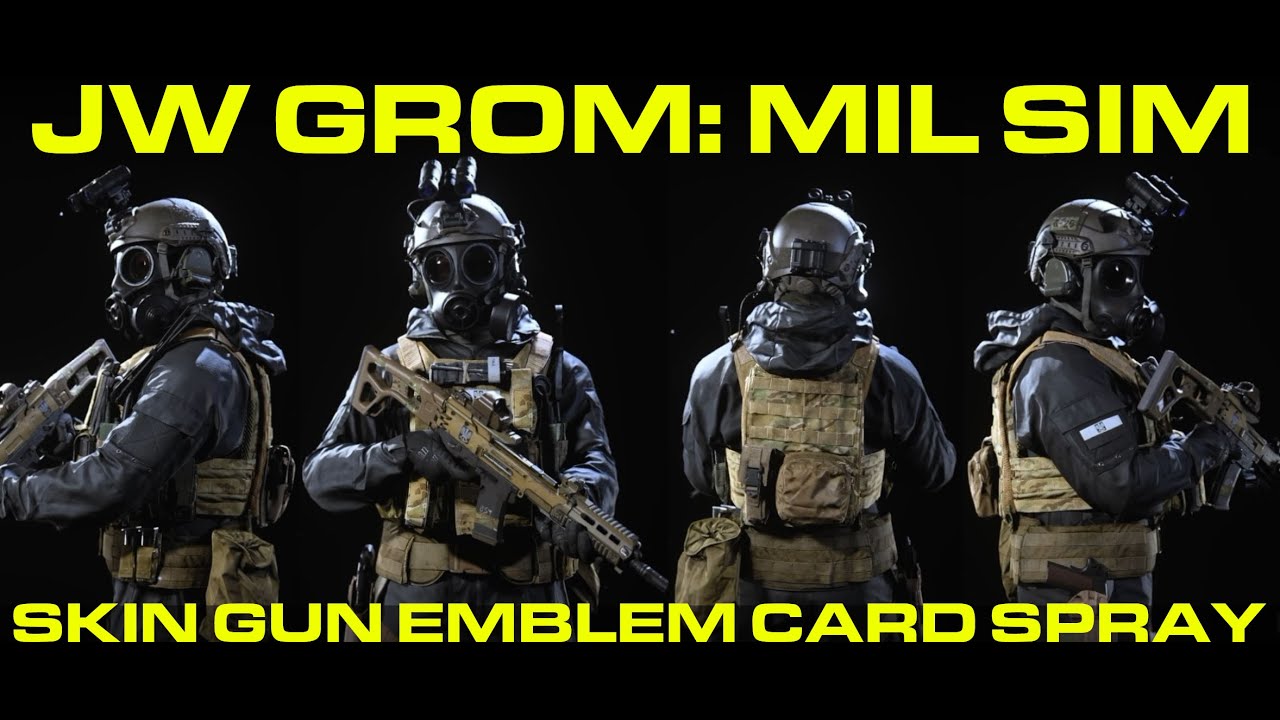 BRAND NEW JW GROM - Call of Duty Modern Warfare
