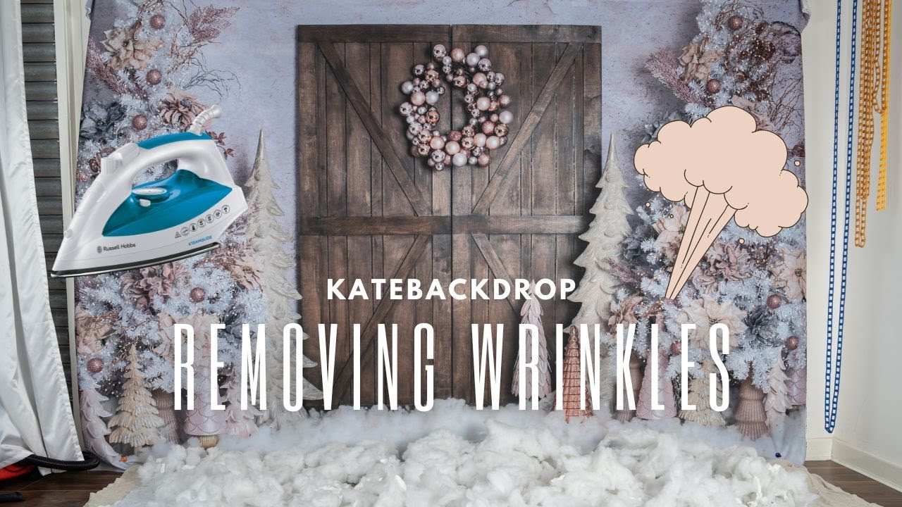 How I Remove Wrinkles from my Katebackdrop Backdrops