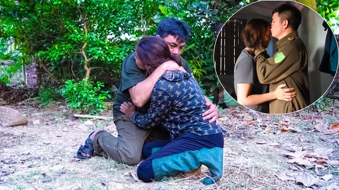 The police officer burst into tears when he saw his wife being tortured by her cruel mother-in-law