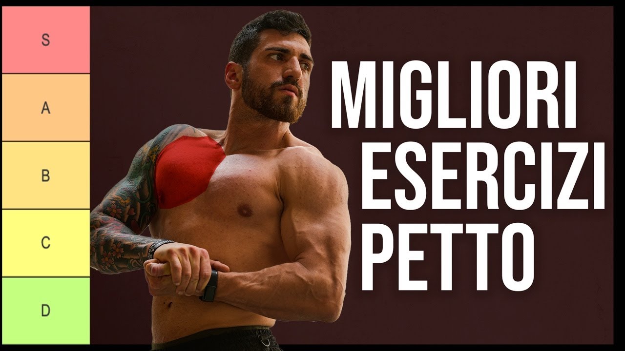 I MIGLIORI ESERCIZI per il PETTO: Classifica Completa dal Peggiore al Migliore - EP 66