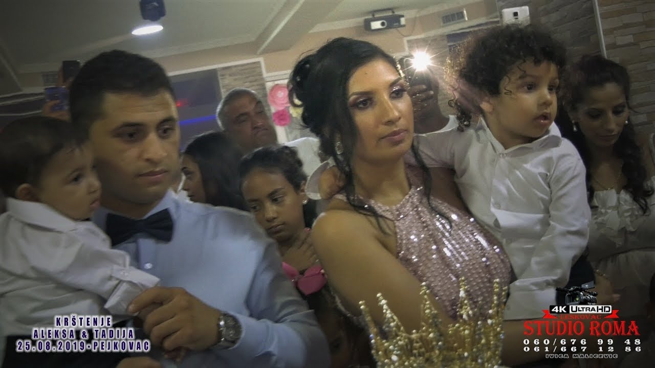 KRŠTENJE ALEKSA & TADIJA /Part-2/ 25 08 2019 PEJKOVAC STUDIO ROMA 4K IVICA LESKOVAC