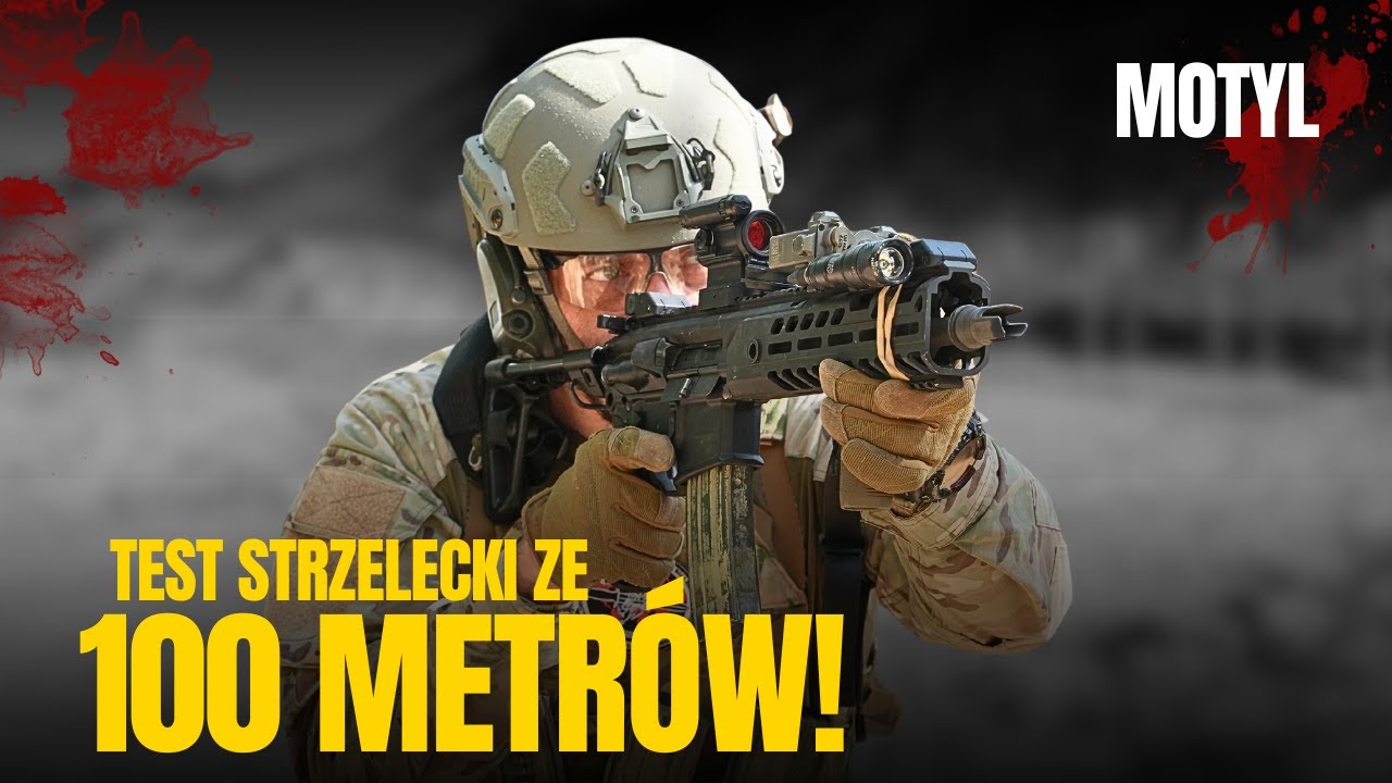 TEST STRZELECKI ZE 100 METRÓW!