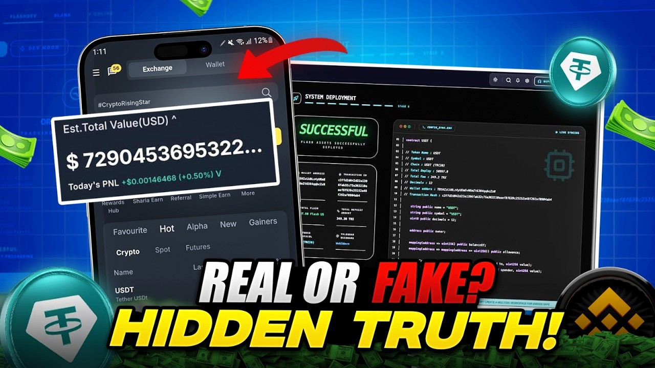 Flash USDT Mystery 🤯 Real or Just an Illusion?