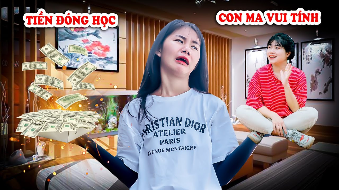 Con Ma Vui Tính Giúp Đậu Đậu Có Tiền Đóng Học - Phim Ma Hài Táo Đen TV