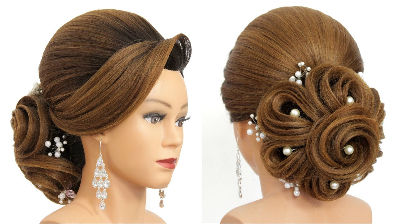 Hairstyles For Long Hair. New Amazing Bridal Updo Tutorial