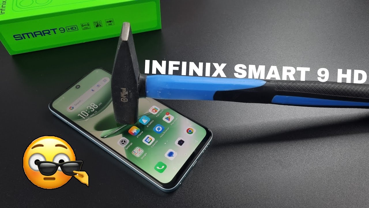 Infinix Smart 9 HD Screen Scratch Test 🔨| Smart 9 HD Durability Test 🔨🛠️