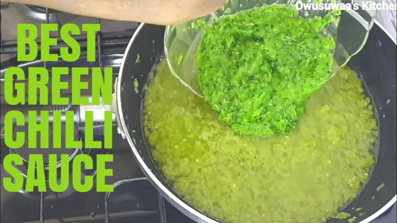 How To Make The Best Spicy Green Chilli Oil Sauce Recipe|Perfect Green #Chilli Oil|Pepper Sauce|