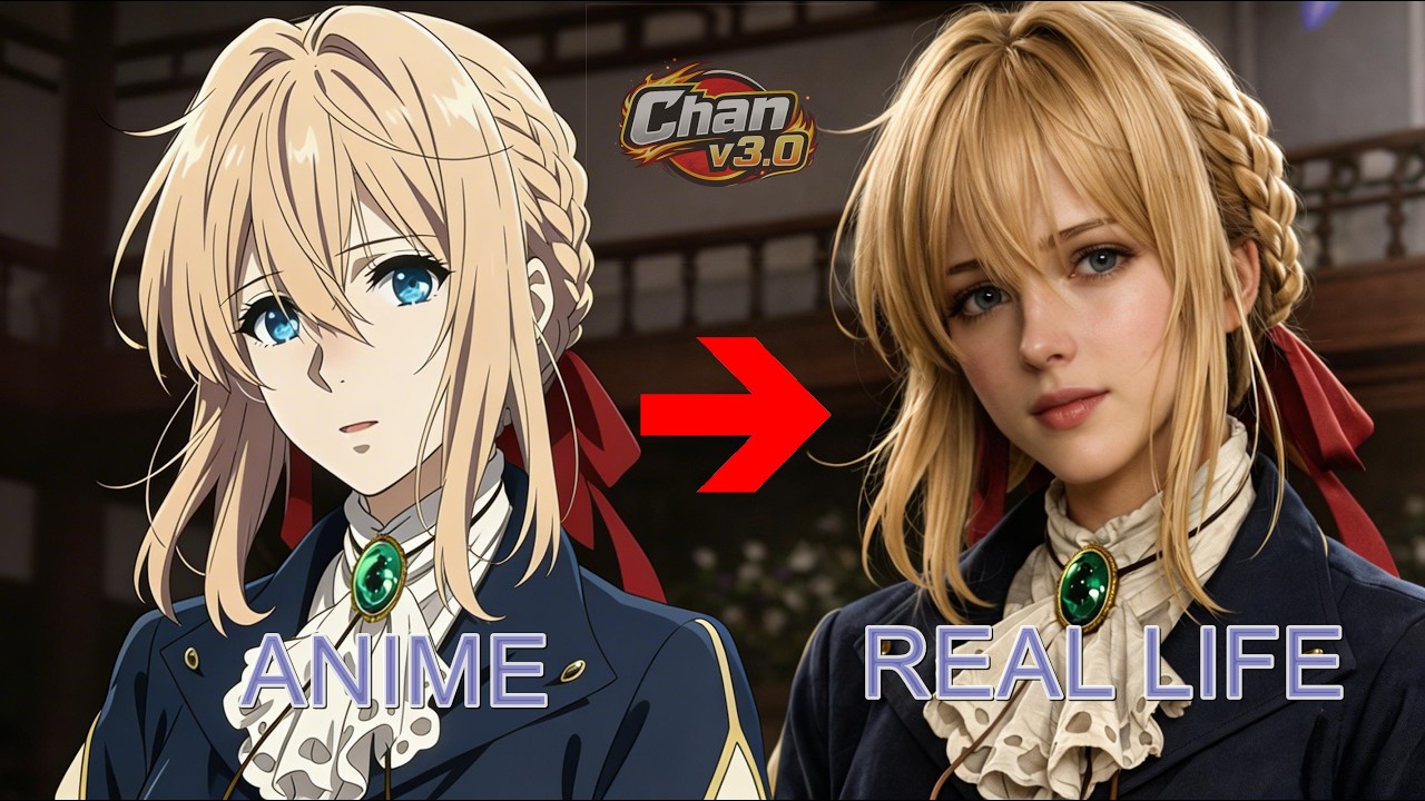 Violet Evergarden in Real Life 🌸 | Stunning Anime to Real Person Transformation
