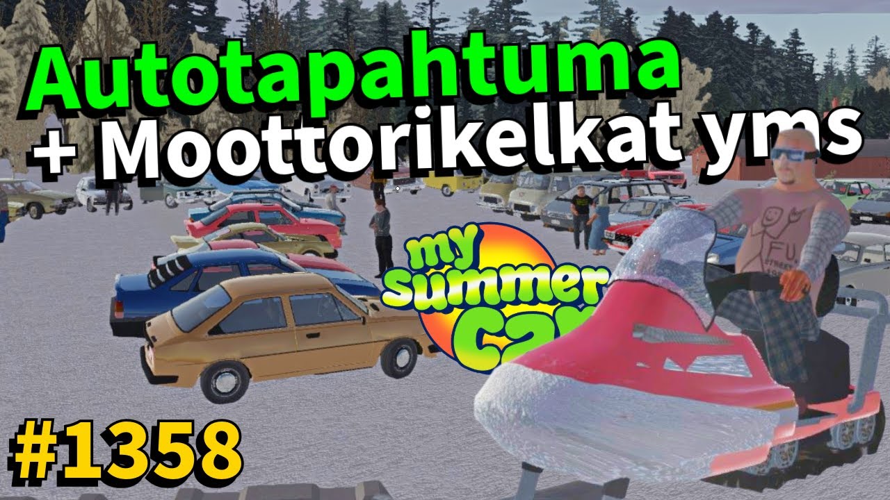 My Summer Car #1358 | UUSI AUTOTAPAHTUMA / MOOTTORIKELKAT / JÄÄRATA & PALJON MUUTA! (modi)