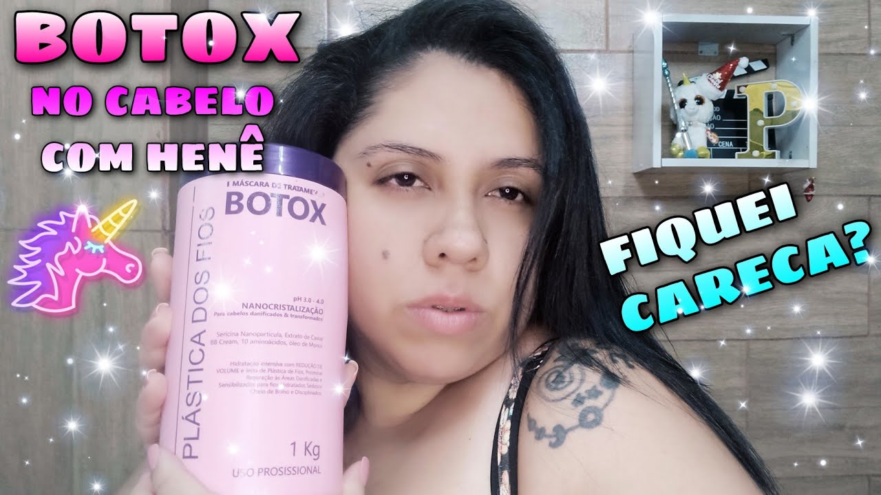 Resenha: Botox Plástica dos Fios da Shopee - Cabelo com Henê