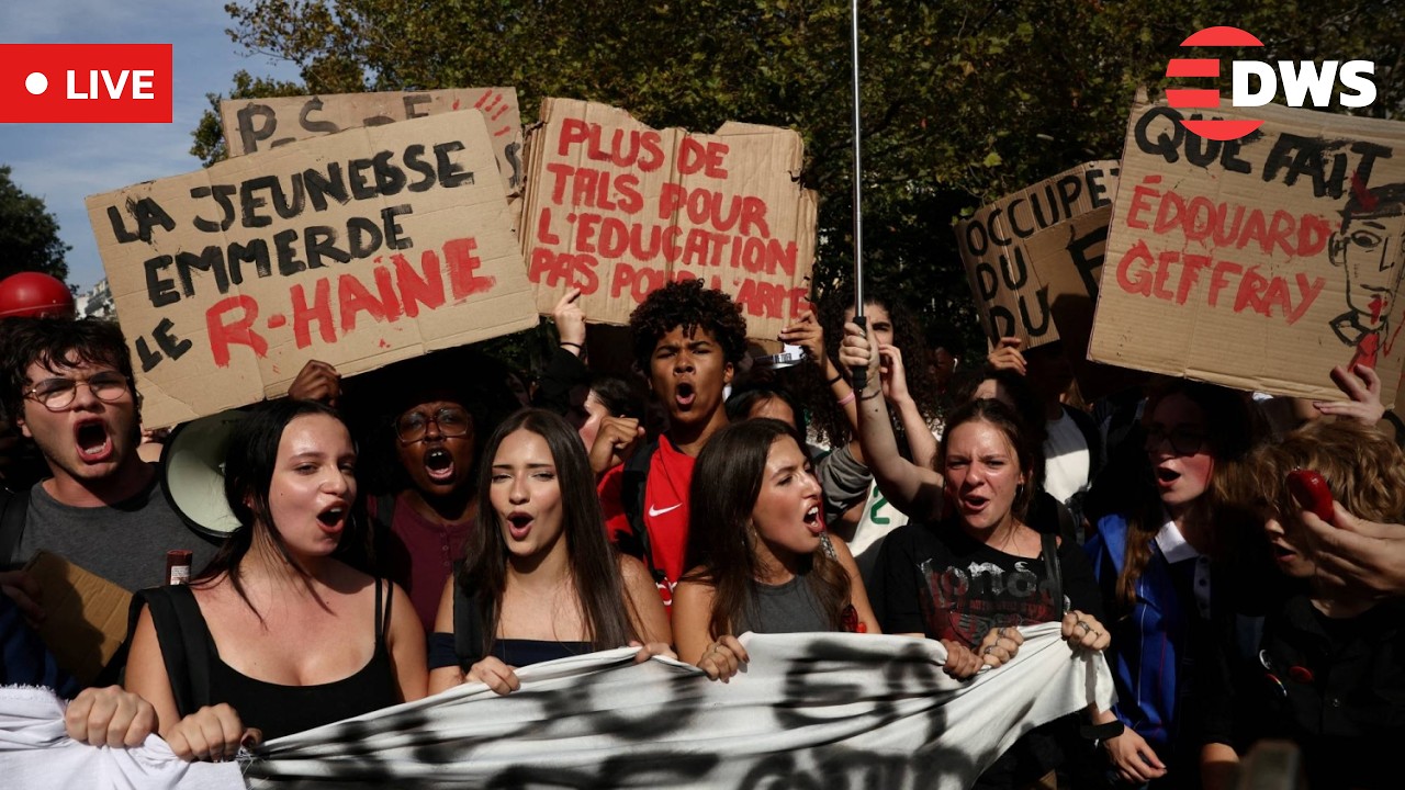 LIVE: Students Join Belgian Unions for National Strike Against Budget Cuts in Brussels | AM1F